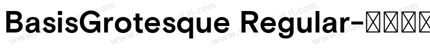 BasisGrotesque Regular字体转换